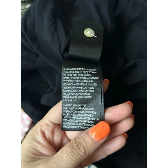 FARM RIO Women’s Maxi Dress, Under The Sea Plunging V-neck Long Sleeve Medium - Picture 6 of 8